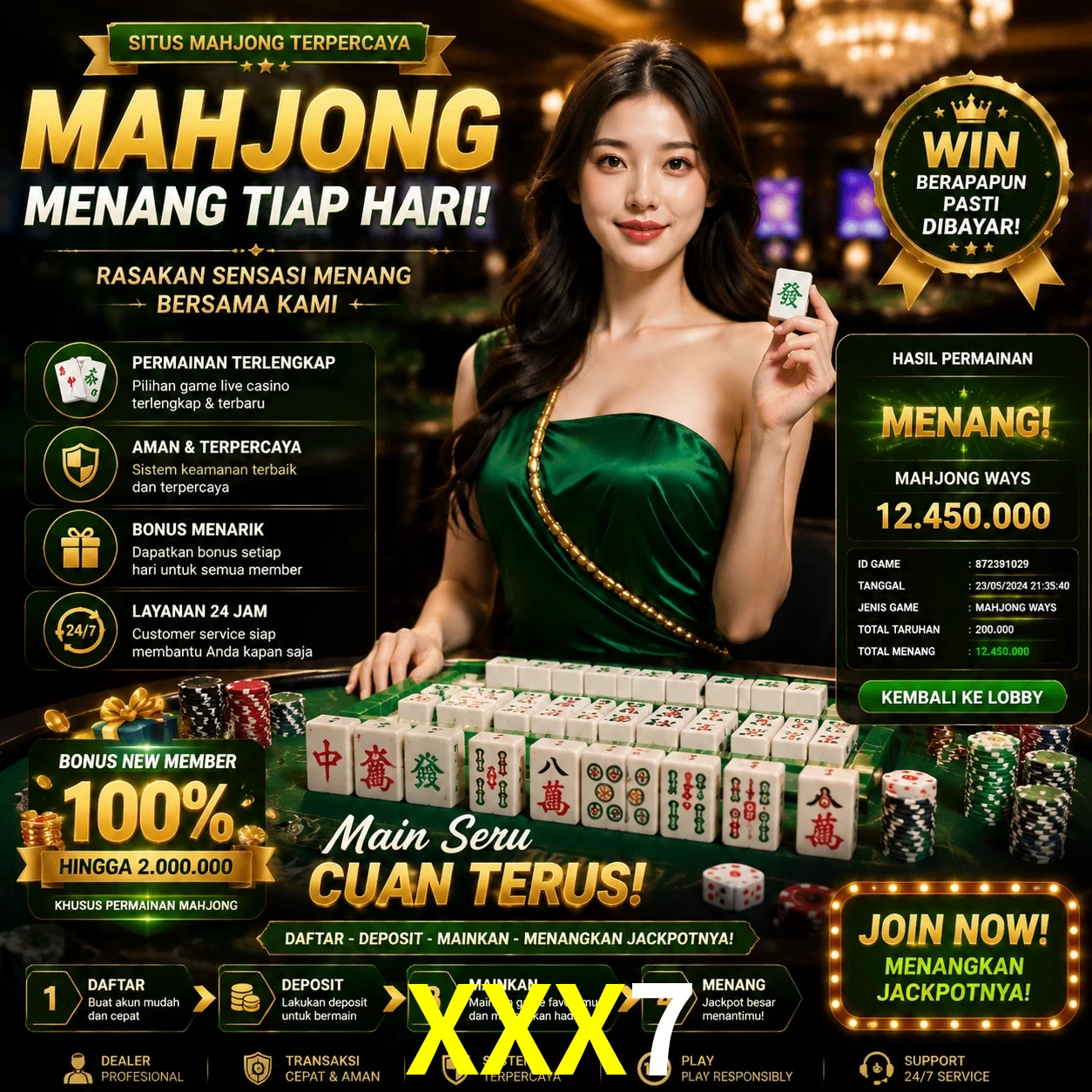 Cashback VIP XXX7 - reembolso semanal
